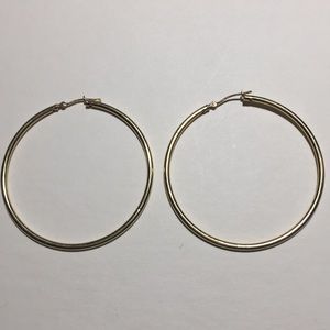 14k gold hoop earrings